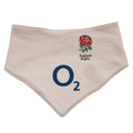 White-Navy Blue - Back - England RFU Baby Crest Bib (Pack of 2)