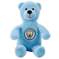 Sky Blue - Front - Manchester City FC Teddy Bear Plush Toy