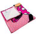 Pink-White-Black - Back - Disney Minnie Mouse Beach Towel