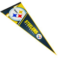 Black-Yellow-White - Front - Pittsburgh Steelers Classic Felt Pennant