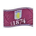 Claret-Yellow-Blue - Front - Aston Villa FC Established 1874 Flag