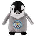 Sky Blue-White - Front - Manchester City FC Penguin Plush Toy