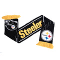 Black-Gold-White - Back - Pittsburgh Steelers High Definition Jacquard Scarf