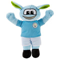 Sky Blue-White - Front - Manchester City FC Plush Moonchester Plush Toy