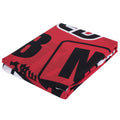 Red-Yellow-Black - Back - Manchester United FC Patches Duvet Cover Set