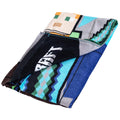 Green-Blue-Grey - Back - Minecraft Characters Velour Beach Towel