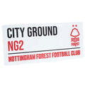 White-Red-Black - Back - Nottingham Forest FC City Ground Street Sign