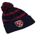 Navy-Claret - Back - West Ham United FC Breakaway Crest Ski Hat