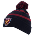 Navy-Claret - Front - West Ham United FC Breakaway Crest Ski Hat