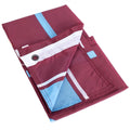 Claret-Blue - Back - West Ham United FC Stripe Crest Flag