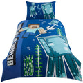 Blue-Green - Front - Minecraft Glow In The Dark Duvet Cover Set