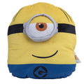 Yellow-Blue-Black - Front - Despicable Me 4 Shaped Filled Cushion