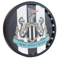 White-Black-Grey - Back - Newcastle United FC Metal Crest Sign