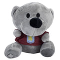 Grey-Claret - Front - Aston Villa FC Timmy Bear Plush Toy