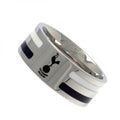 Silver-Blue-White - Back - Tottenham Hotspur FC Colour Stripe Ring