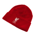 Red - Back - Liverpool FC Unisex Adults Knitted Hat