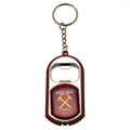 Claret - Front - West Ham United FC Key Ring Torch Bottle Opener