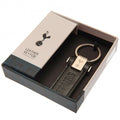 Black-Gold - Side - Tottenham Hotspur FC Leather Keyring