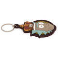 Brown-Blue-White - Back - Rick And Morty PVC Keyring