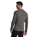 Dark Grey Marl - Back - TOG24 Mens Meru Zip Neck Thermal Top