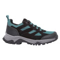 Black-Teal - Lifestyle - TOG24 Womens-Ladies Mesa Suede Walking Shoes