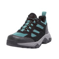 Black-Teal - Front - TOG24 Womens-Ladies Mesa Suede Walking Shoes