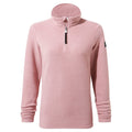 Faded Pink - Front - TOG24 Womens-Ladies Revive Quarter Zip Fleece Top