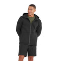 Black - Side - TOG24 Mens Glide Tech Full Zip Hoodie