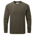 Dark Khaki - Front - TOG24 Mens Mellor Crew Neck Sweatshirt