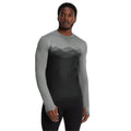 Grey - Side - TOG24 Mens Snowdon Mountain Crew Neck Thermal Top