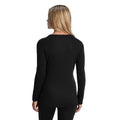 Black - Back - TOG24 Womens-Ladies Meru Thermal Base Layers