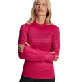 Cerise - Lifestyle - TOG24 Womens-Ladies Snowdon Fair Isle Base Layer Top