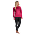 Cerise - Pack Shot - TOG24 Womens-Ladies Snowdon Fair Isle Base Layer Top