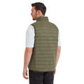 Khaki Green - Back - TOG24 Mens Gibson Insulated Padded Gilet