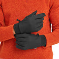 Black - Back - TOG24 Unisex Adult Tornado Winter Gloves