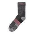 Faded Pink - Front - TOG24 Unisex Adult Trek Merino Socks