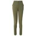 Khaki Green - Front - TOG24 Womens-Ladies Milton Water Resistant Slim Trousers