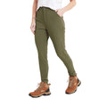 Khaki Green - Side - TOG24 Womens-Ladies Milton Water Resistant Slim Trousers