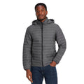 Grey Marl - Side - TOG24 Mens Bowburn Padded Jacket