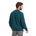 Petrol Green - Back - TOG24 Mens Todd Sherpa Fleece Sweatshirt