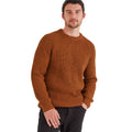 Cinnamon - Side - TOG24 Mens Logan Knitted Jumper