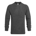 Soot Grey - Front - TOG24 Mens Logan Knitted Jumper