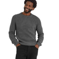 Soot Grey - Side - TOG24 Mens Logan Knitted Jumper