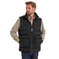 Black - Side - TOG24 Mens Lomax Padded Gilet