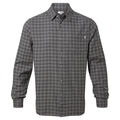 Soot Grey - Front - TOG24 Mens Maynard Yarn Dyed Check Long-Sleeved Shirt