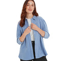 Misty Blue - Side - TOG24 Womens-Ladies Harby Long-Sleeved Shirt