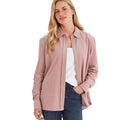 Faded Pink - Side - TOG24 Womens-Ladies Harby Long-Sleeved Shirt