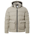 Dark Taupe - Front - TOG24 Mens Hamilton Padded Parka