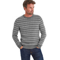 Grey Marl - Side - TOG24 Mens Gregory Knitted Jumper