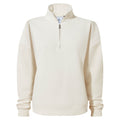 Vanilla - Front - TOG24 Womens-Ladies Caldene Quarter Zip Sweatshirt